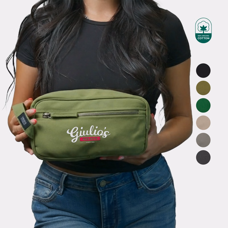 TERRA THREAD® - Toiletry Bag Sustainable GOTS & Fair Trade Certified