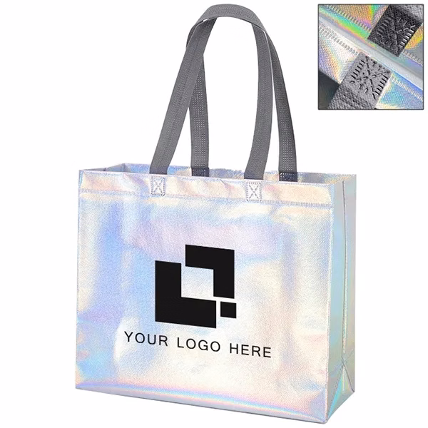 Custom Holographic Non-woven Gift Tote Bag