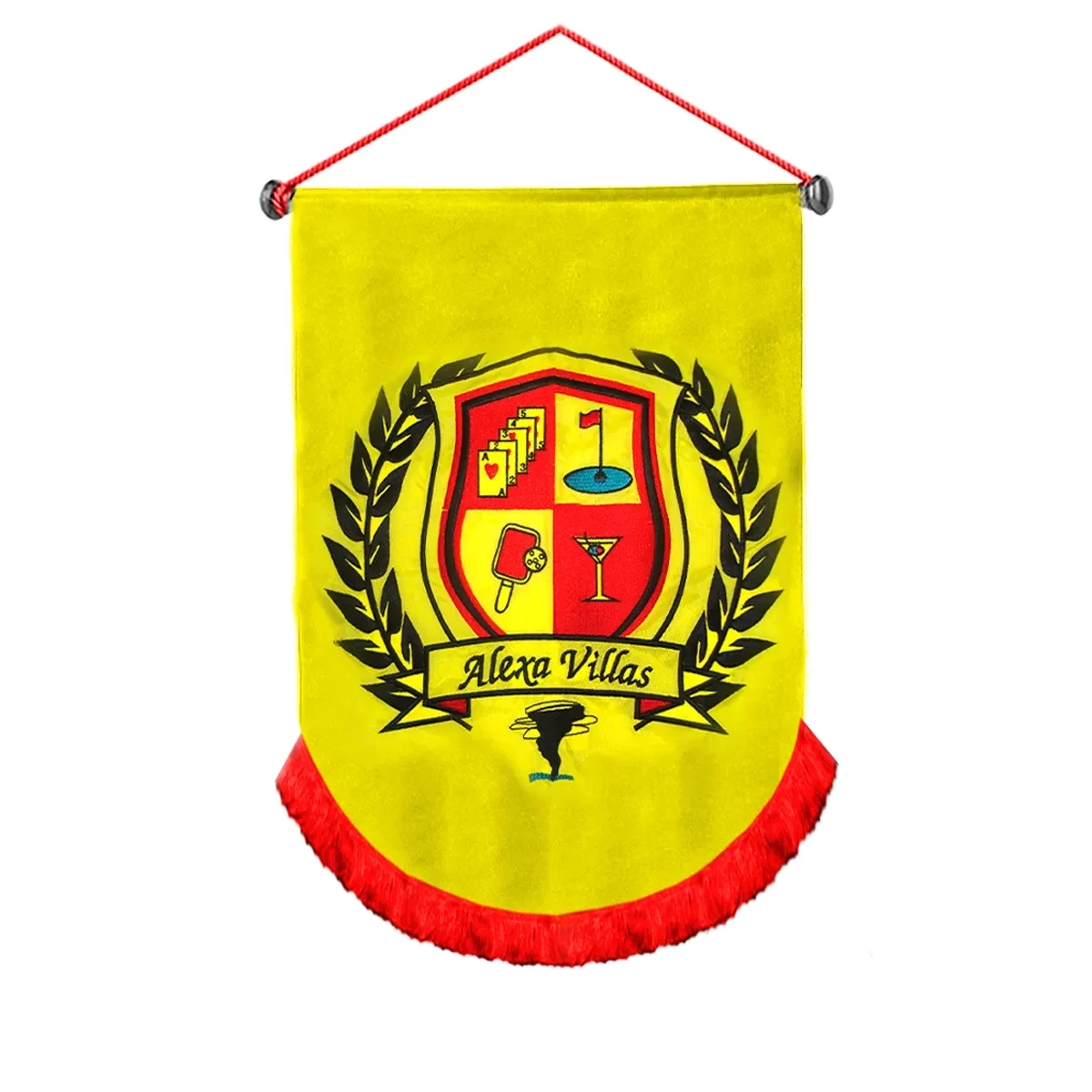 Podium Banner - Class C Applique & Embroidered 2.5' x 3.5' 1