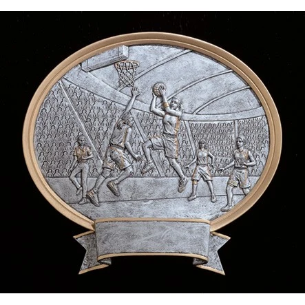 8" Basketball Female Legend Plate 1