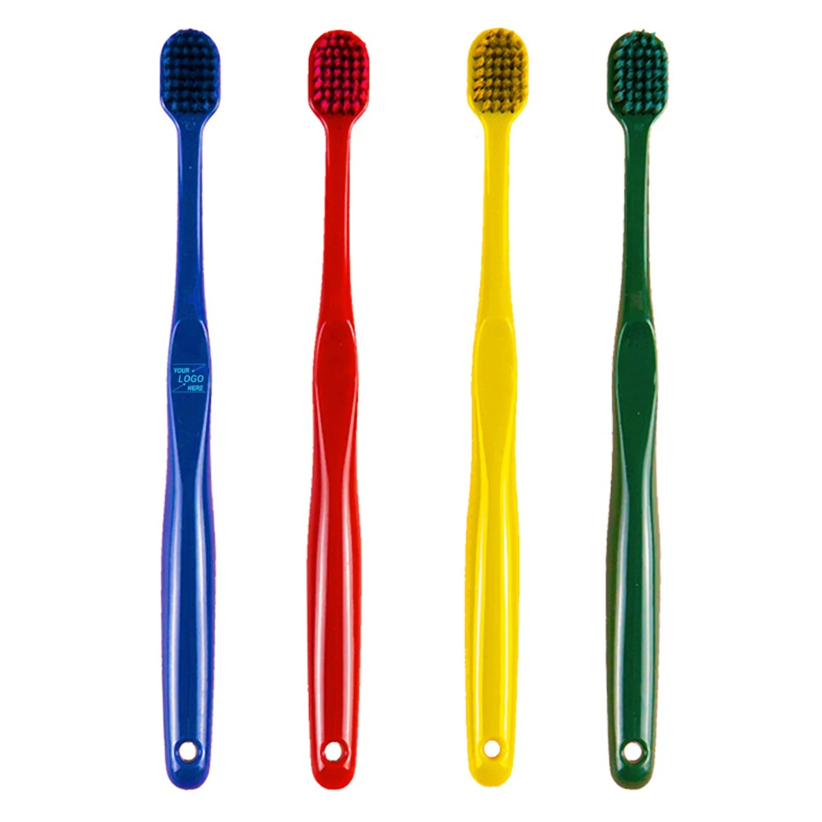 Rainbow Colored Soft & Wide Toothbrush 1