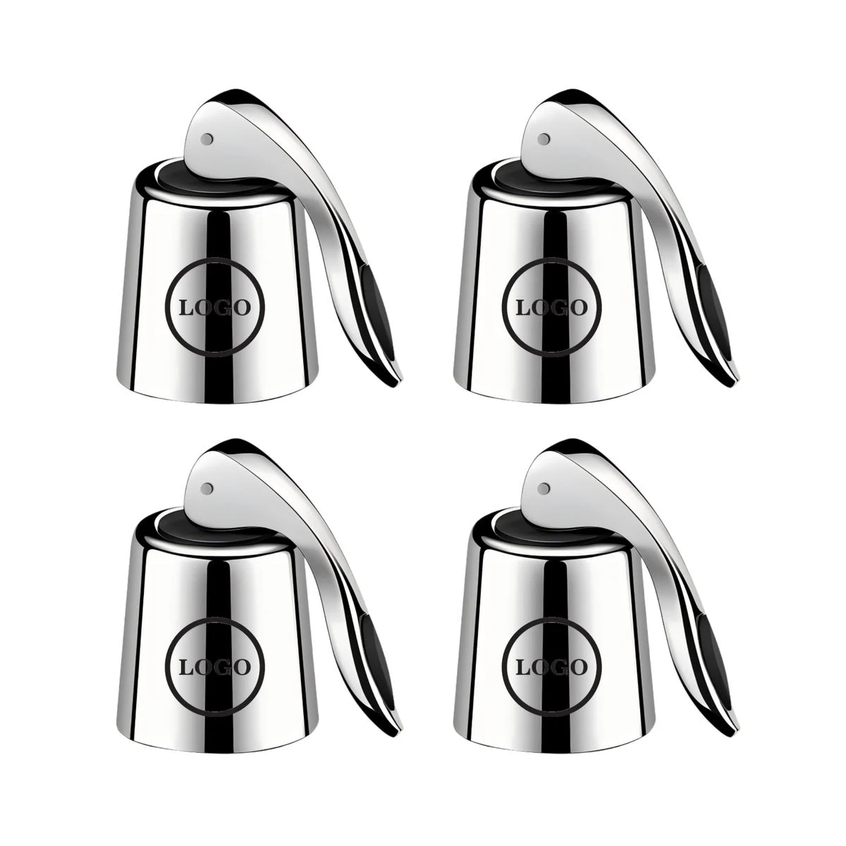 Metallic Premium Custom Logo Bottle Plug 1