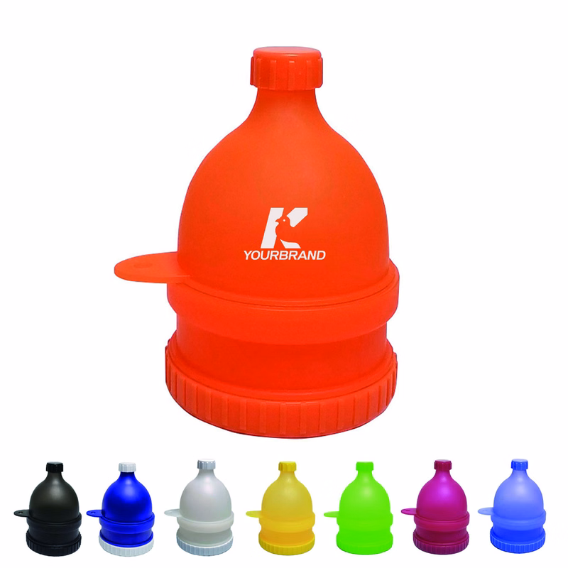 Portable fitness protein powder funnel shaking water cup