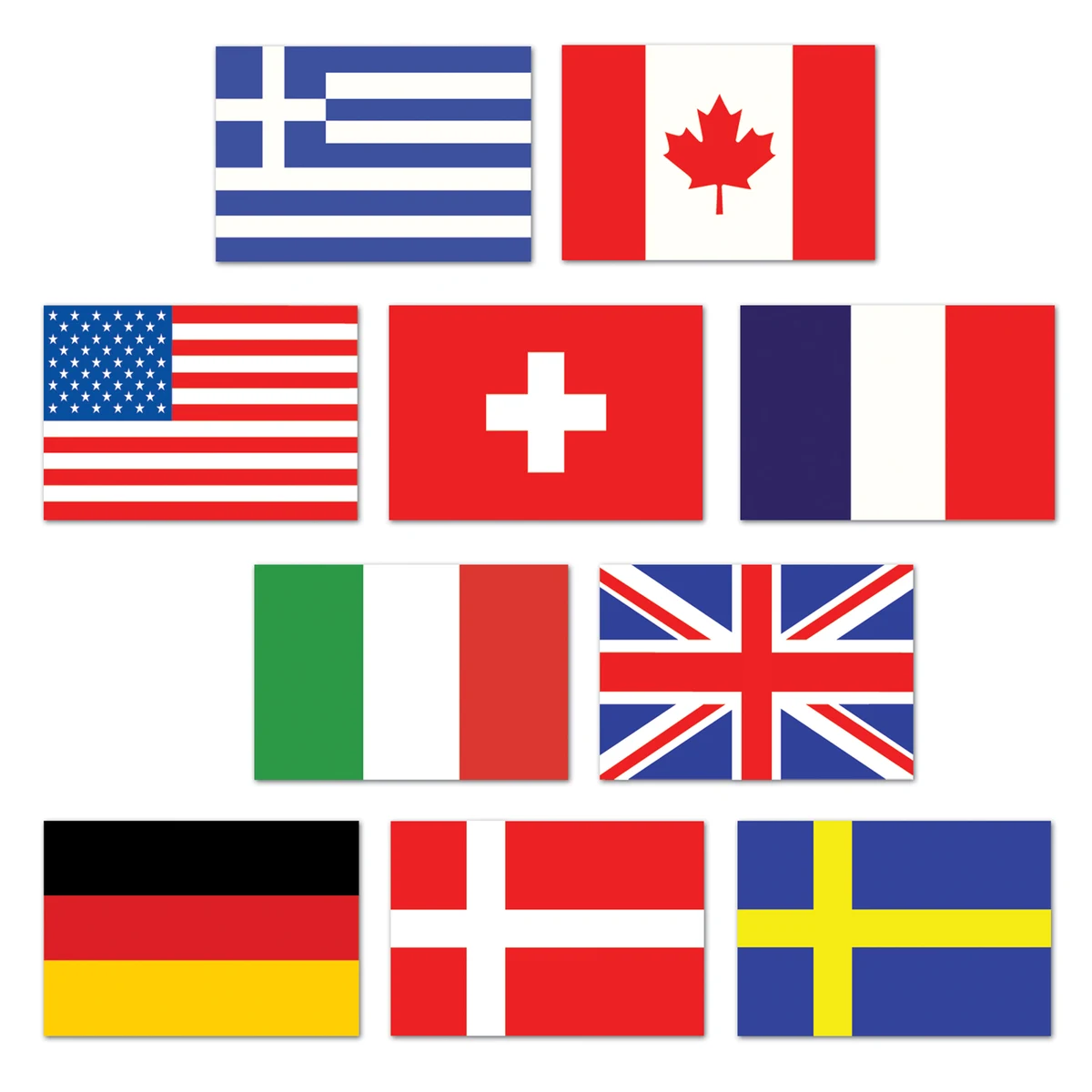 Mini International Flag Cutouts 1