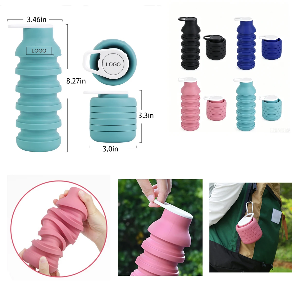 Foldable Silicone Outdoor Cup 1