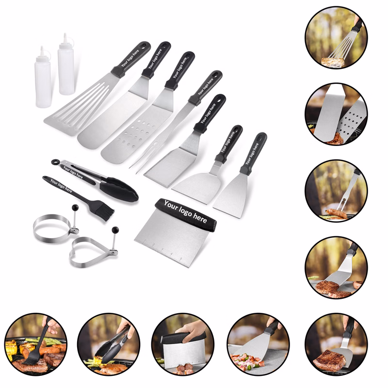 14 PCS Multifunction Stainless Steel BBQ Tool Set