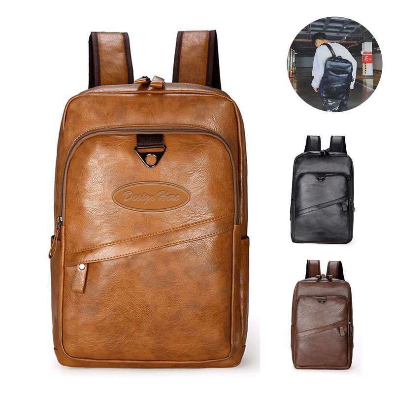 Trendy PU Leather Daypack ?C Adjustable & Sleek