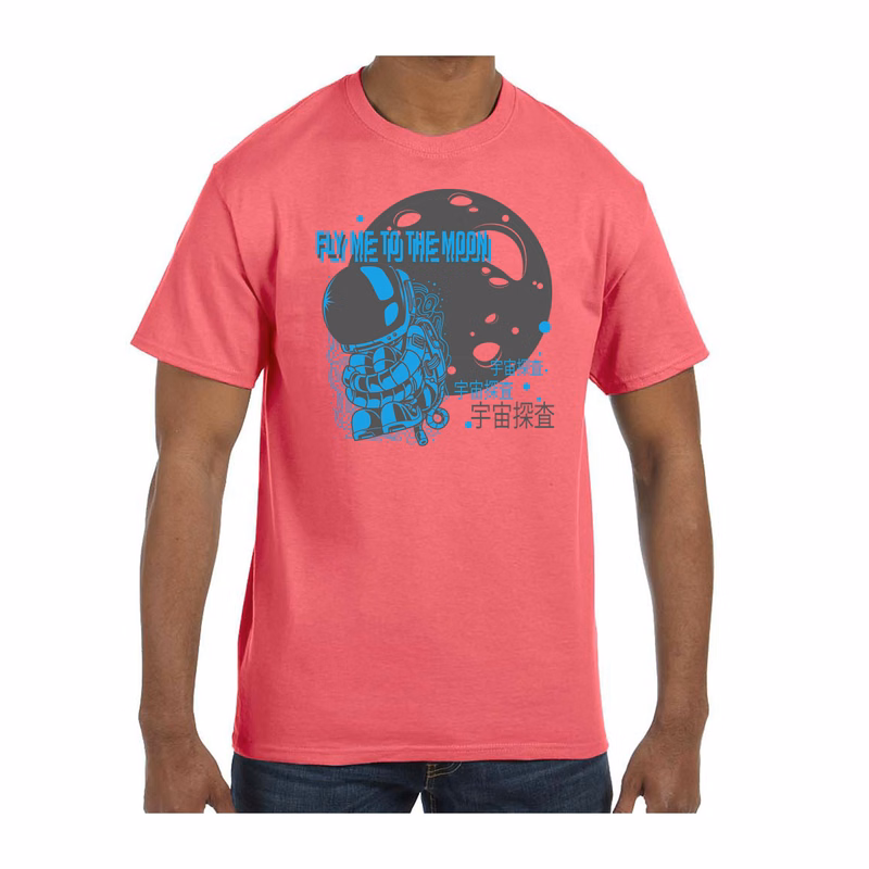 Gildan™ 5.3 oz Cotton Pre-Shrunk T-Shirt (2 Color Imprint)