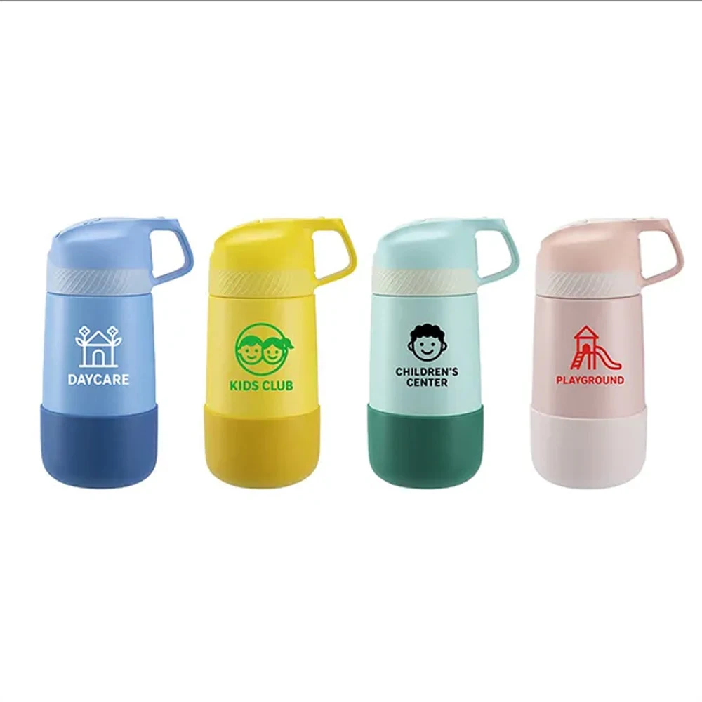 12 OZ. KID WATER BOTTLE W/POP UP STRAW LID 1