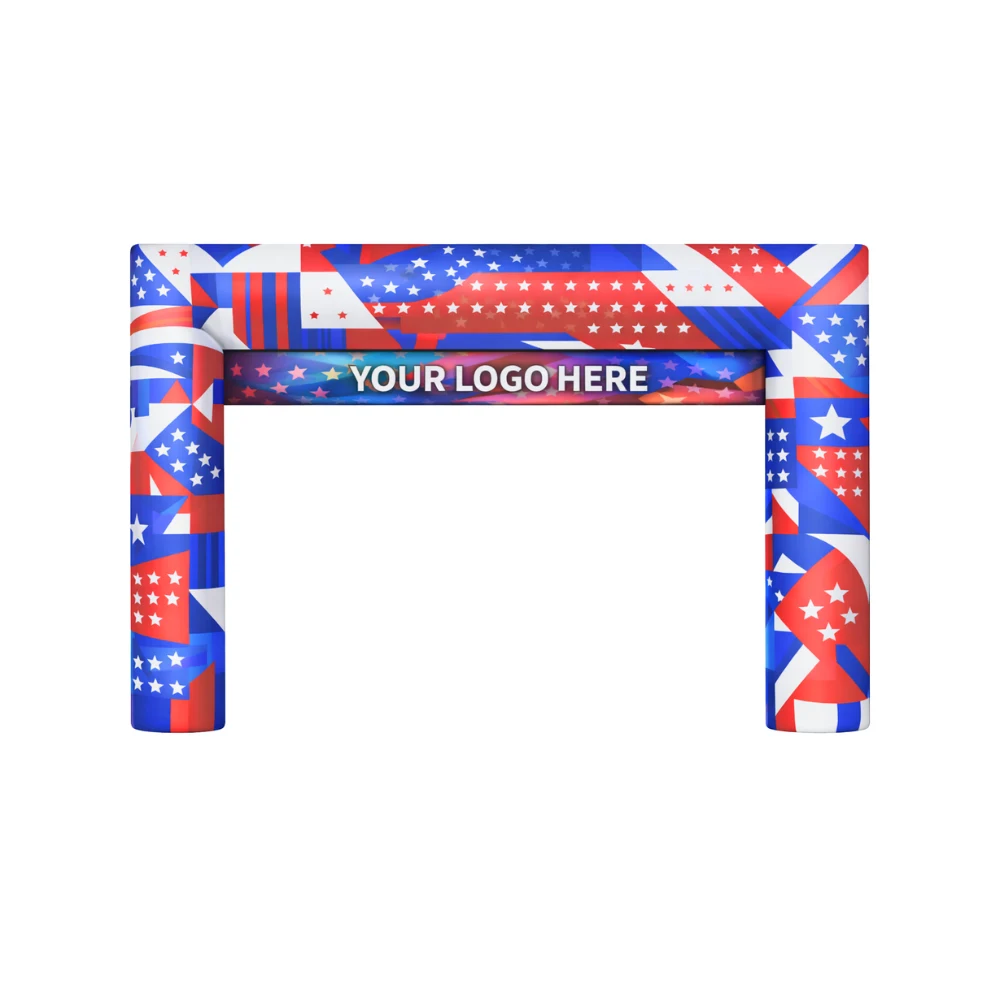 20' Cold Air Arch Square w/ Banner 1