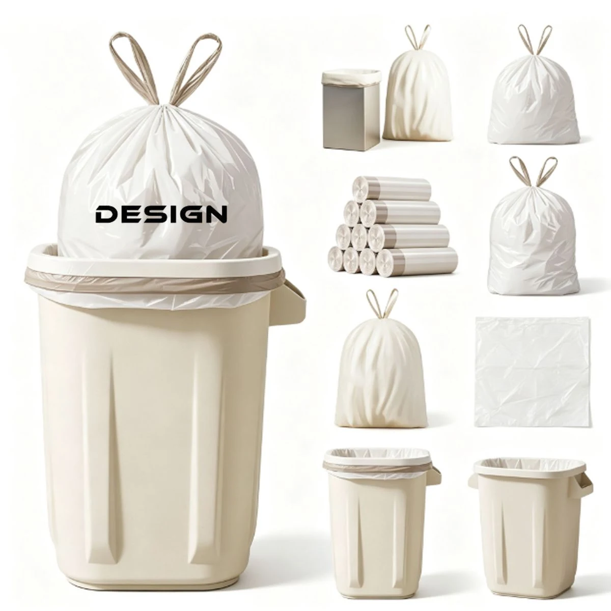 Drawstring Household Garbage Bag 1