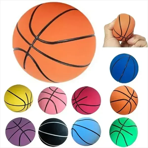 Custom Mini Elastic Rubber Basketball Bouncy Balls 1