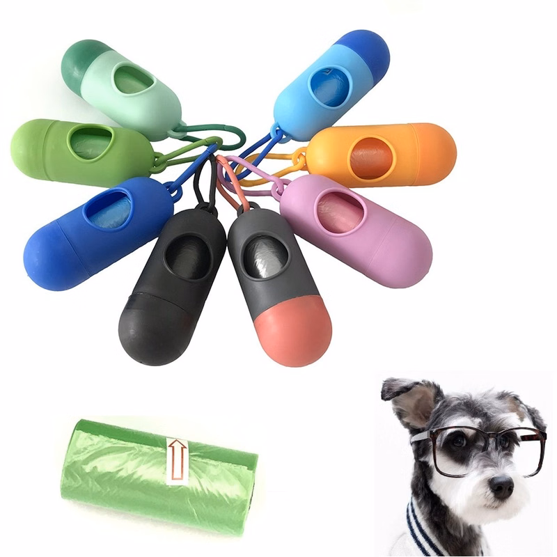 Pet Trash Bag Dispenser W/Carabiners