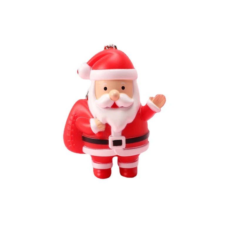 Light up Santa Claus Keychain 1