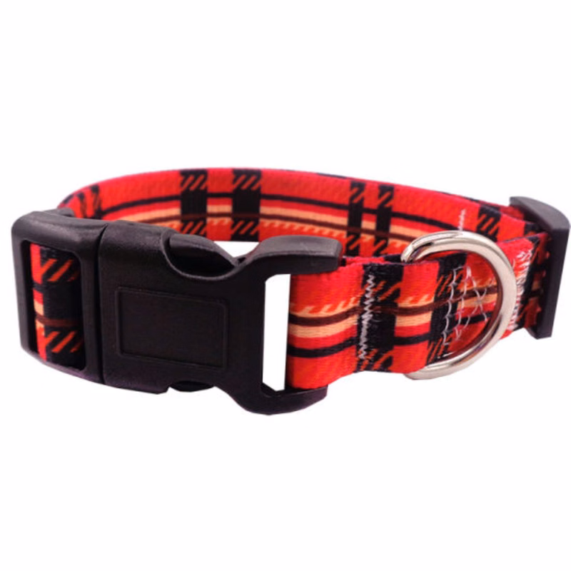 5/8"W x 14"L Pet Collar w/ Adjustable Buckle Release Sublimation