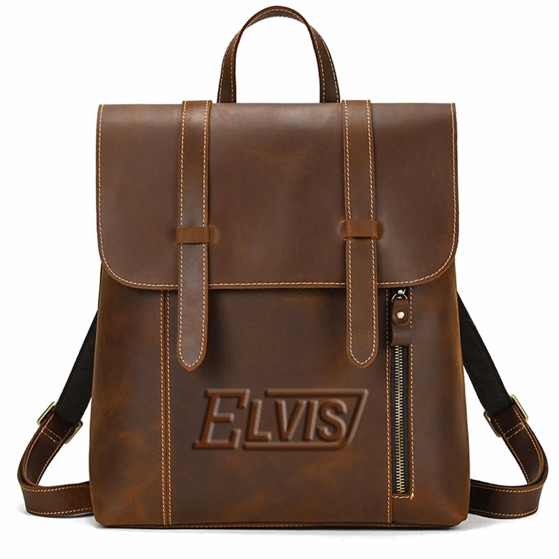 Women'S Retro Leather Backpack Outdoor Leisure Bag