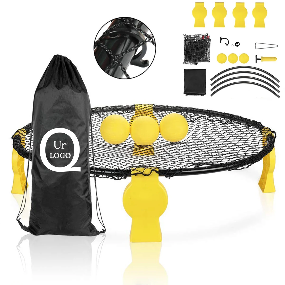 Iron Pipe Spikeball Game Set 1