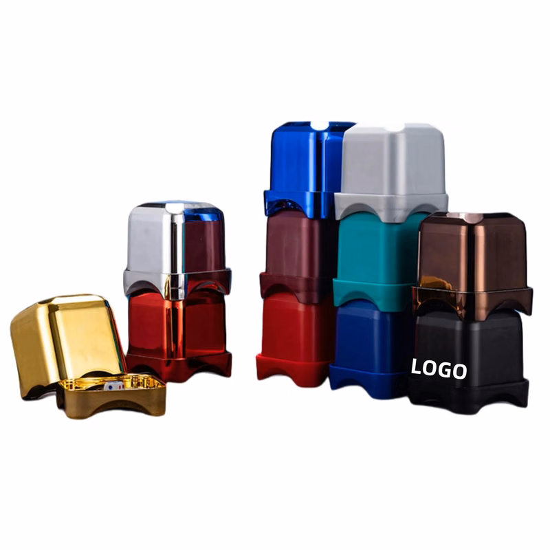 Electroplated Square Dice Cup With Base Tray