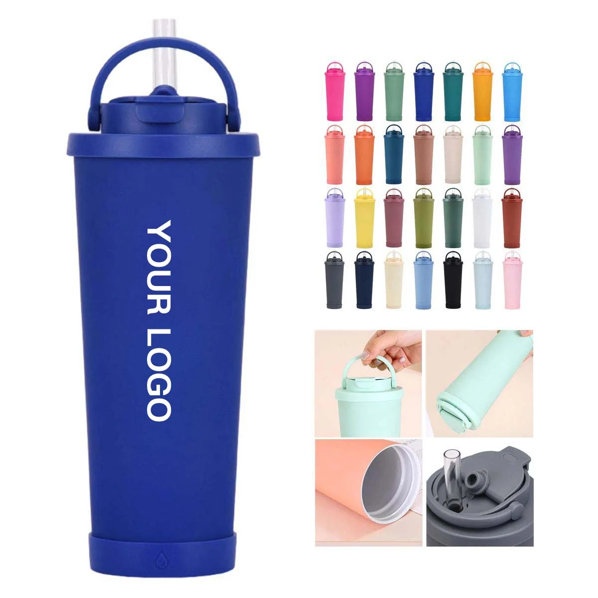 Vacuum Insulated Milk Tea Cup with Handle 1