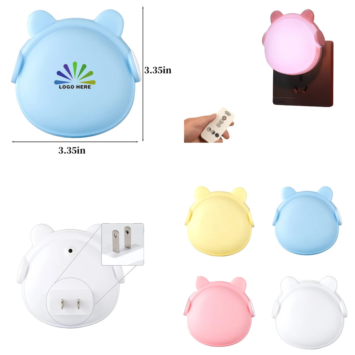 Smart Light Sensor Bear Night Light 1