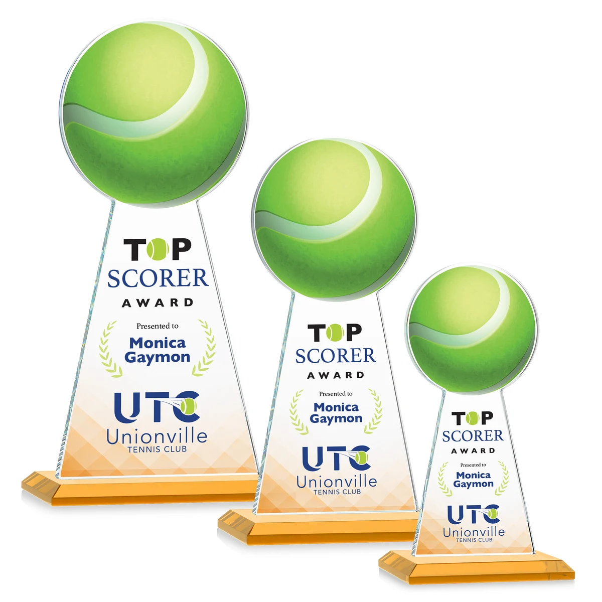 Edenwood Tennis VividPrint™ Award - Amber 1