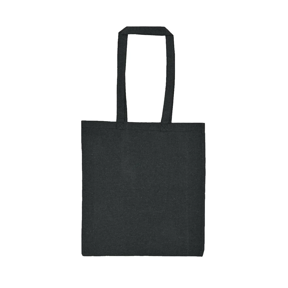 Lightweight Recycled Canvas Tote Bag with Extended Handle - 8505R, custom tote bag with logo imprint 1