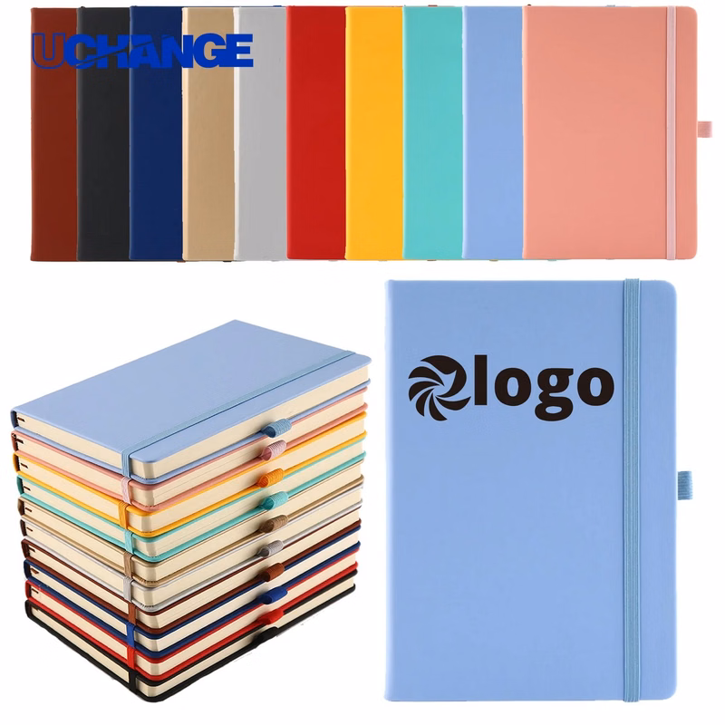 Functional Leather Notebook Journal with Pen Holder