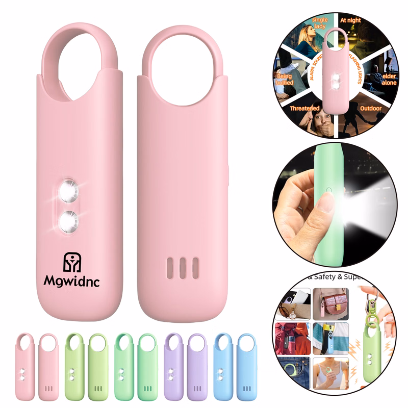 Rechargeable Personal Alarm with Dual Strobe Light