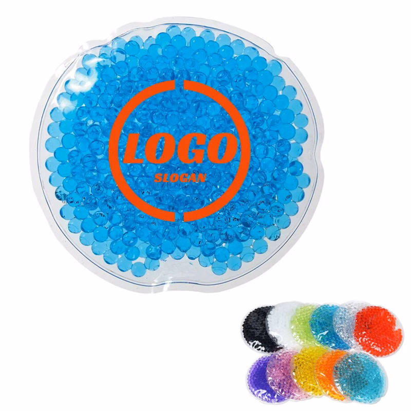 5" Dia Round Hot/Cold Gel Beads Pack MOQ50pcs