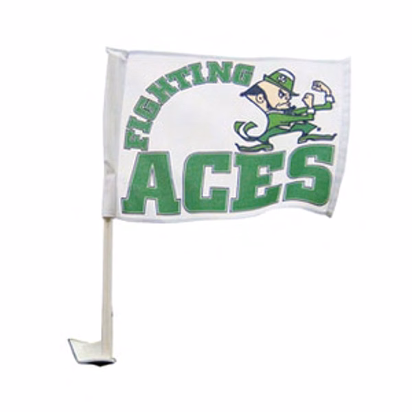 Car Flag DOUBLE SIDED Economy Polyester - Custom Printed