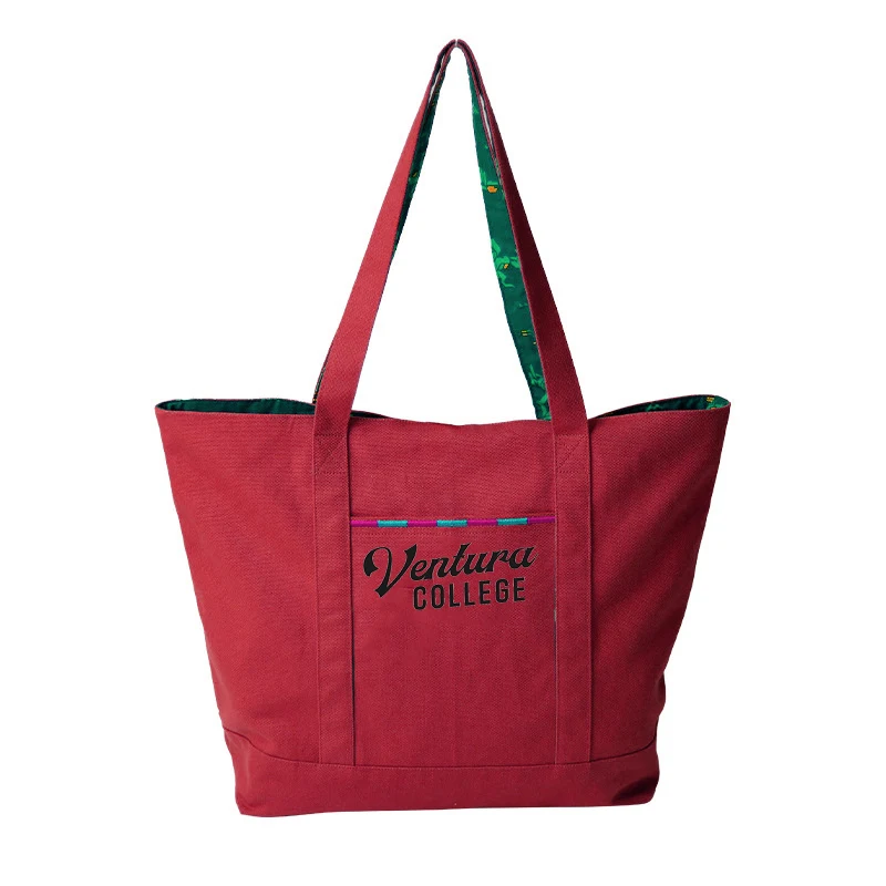 Polyester Cotton Handcloth Bag, custom tote bag with logo imprint 1