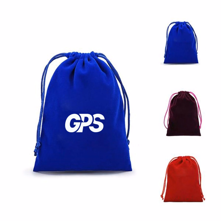 5 7/8 " X 7 7/8 "Velvet Drawstring Bags
