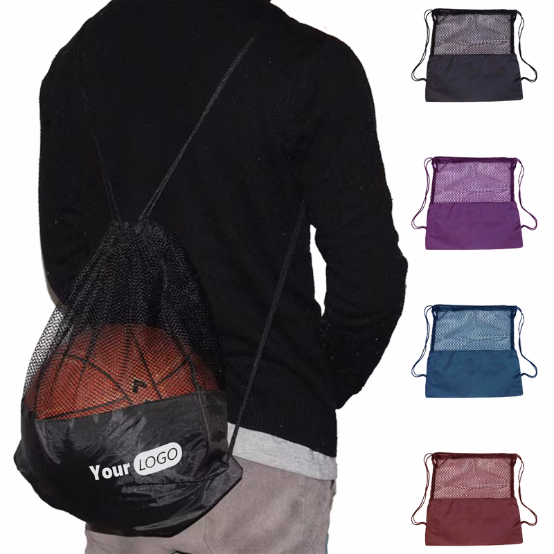 Oxford Customizable Basketball Net Bag Backpack
