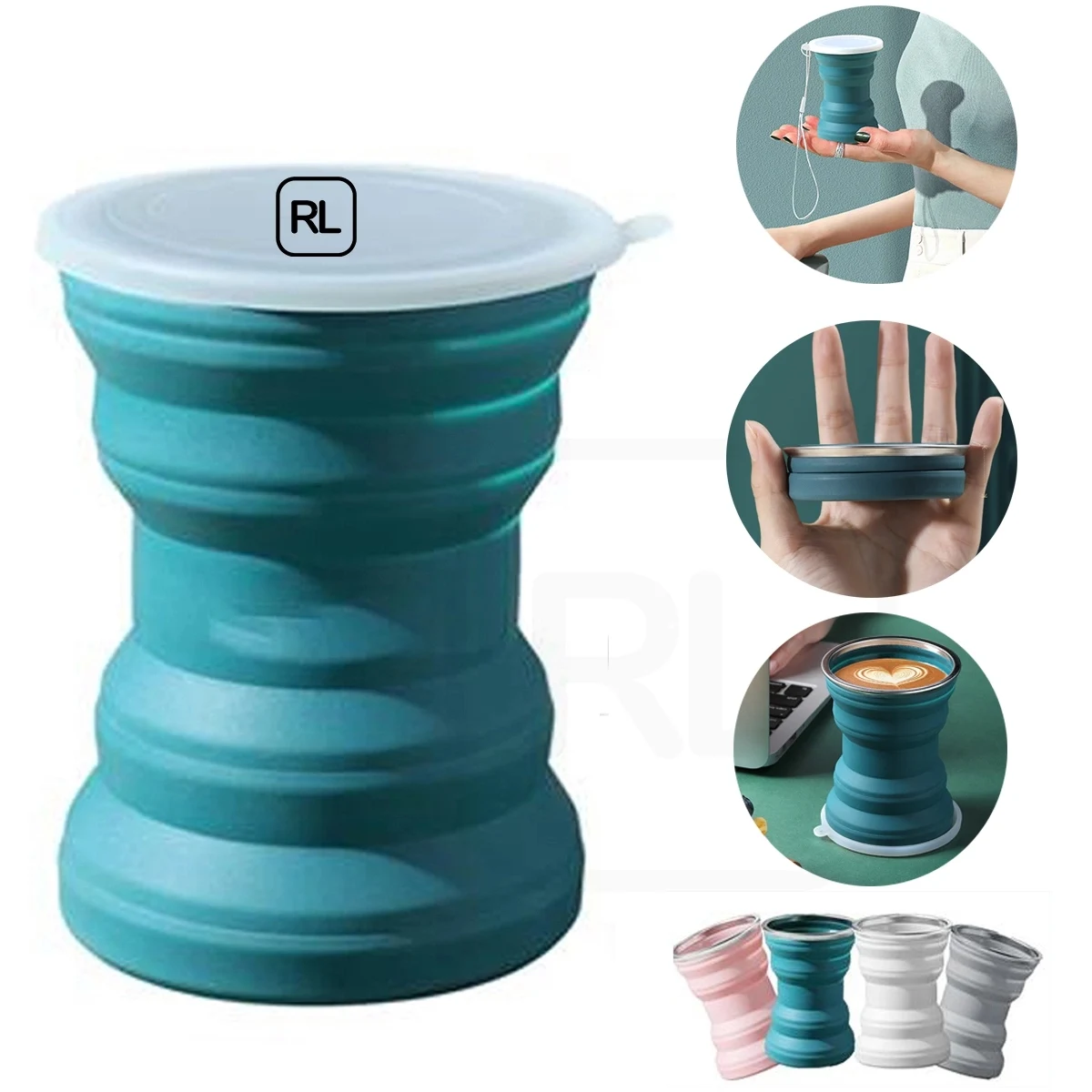 Silicone Collapsible Water Cup 1