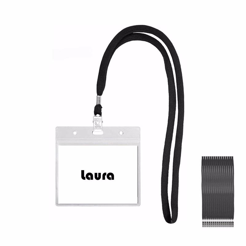 Dedicated lanyard card holder