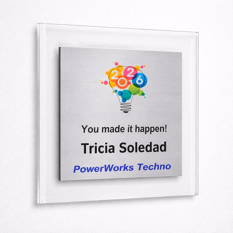 Color Rich PLATE Plaque-Acrylic