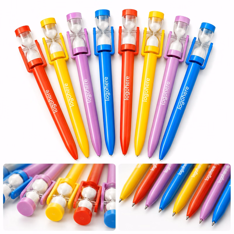 Custom Logo Hourglass Pen