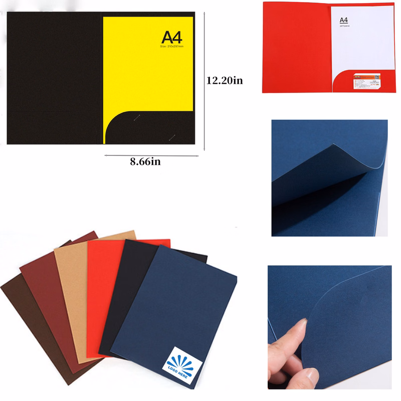 A4 Thick Kraft Paper File Folder