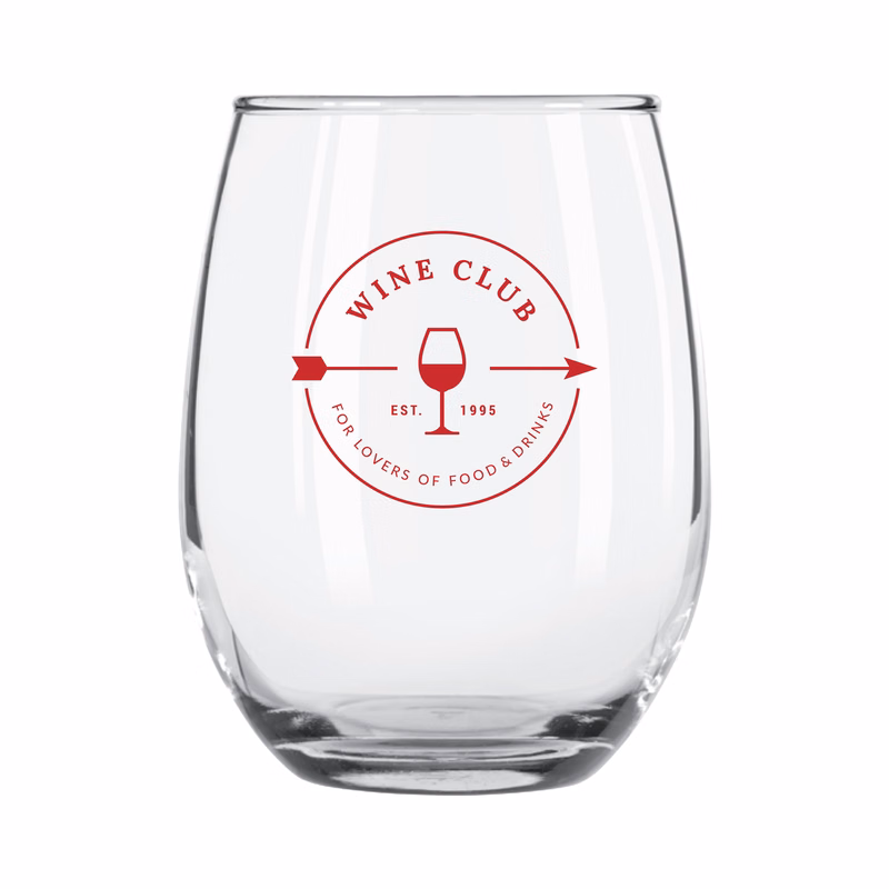 9 oz. Stemless Wine Glass