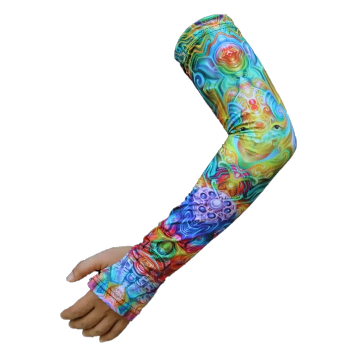 Adult Dye Sublimation Compression Sleeve w/Thumbhole 1
