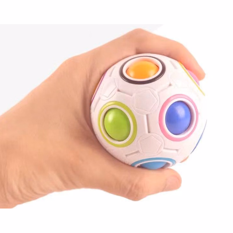 Rainbow Puzzle Ball Toy