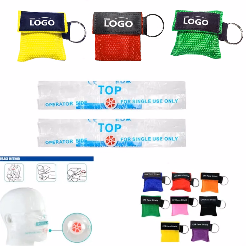 CPR Face Shield Mask Keychain