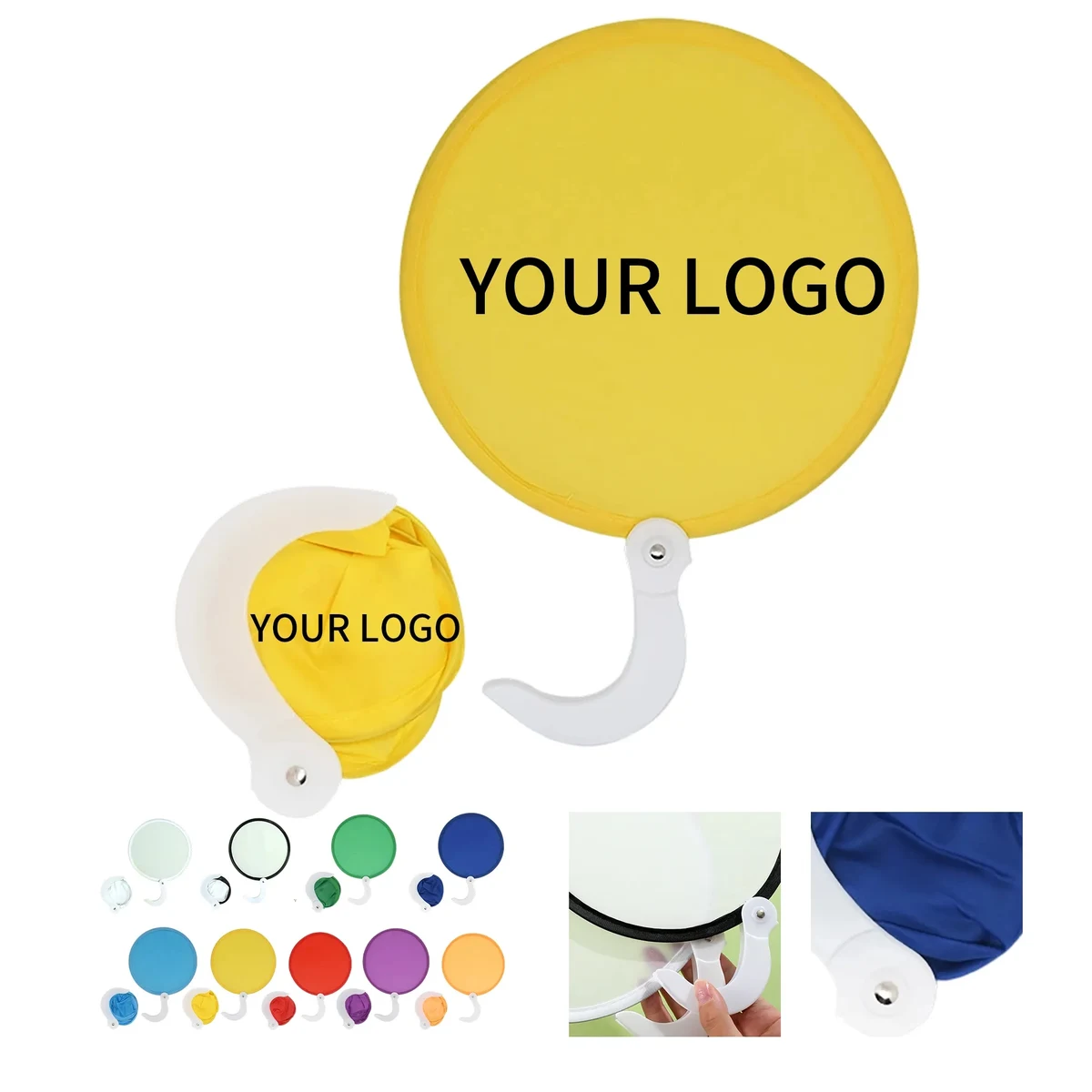 7.9 Inch Folding Disc Fan with Pouch 1