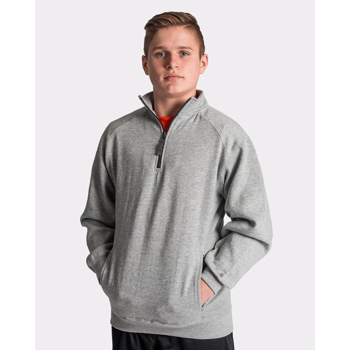 Men's Quarter-Zip Sweatshirt - 1286, custom hoodie or sweatshirt with logo imprint 1