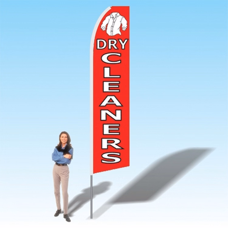 15FT Dry Cleaner Advertising Banner Flag
