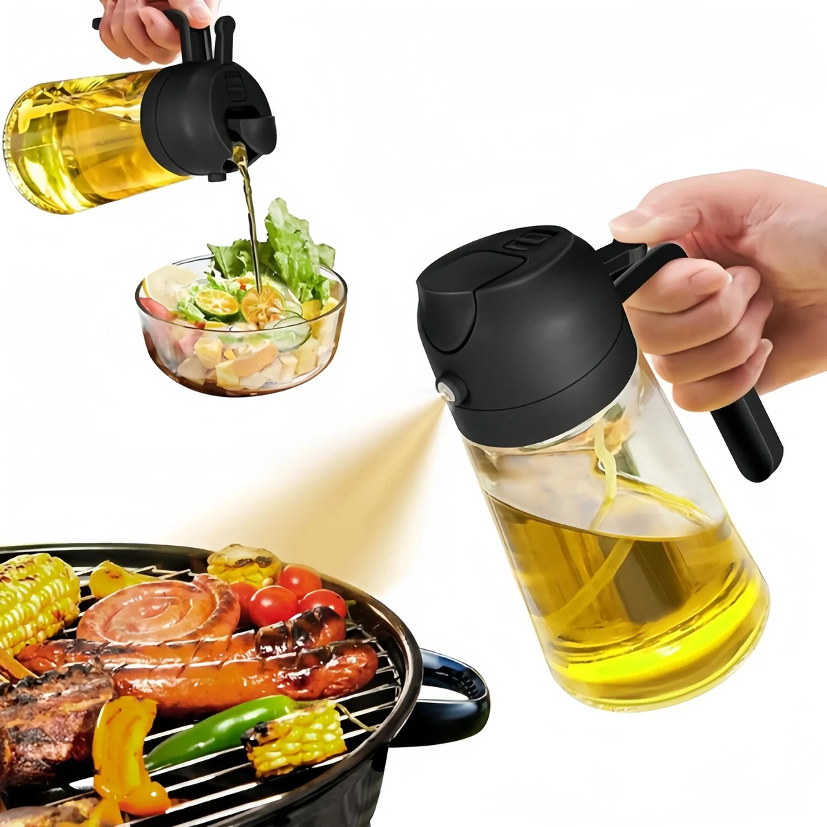 16oz two-in-one kitchen oil sprayer 1
