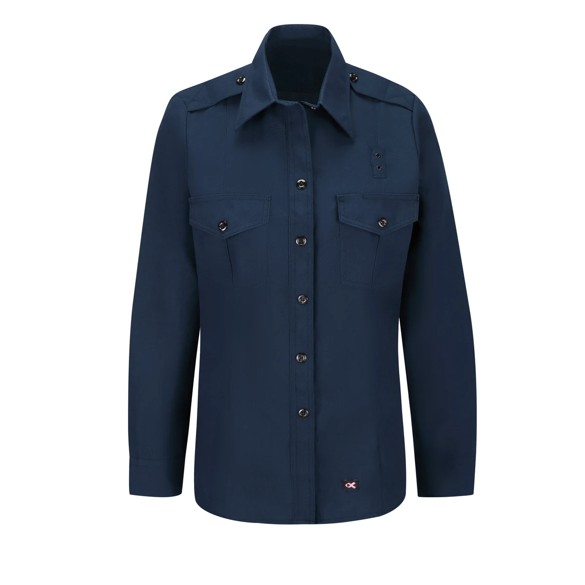 Workrite® Fire Service Women's Non-FR 100% Cotton Classic Long Sleeve Fire Chief Shirt 1