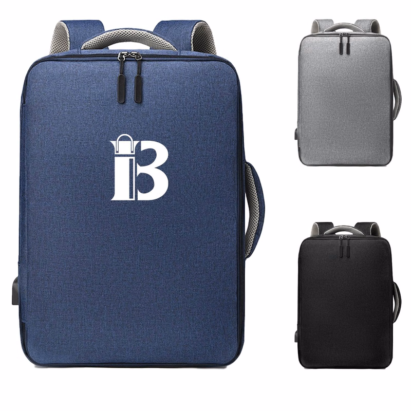 Waterproof Business Backpack Carry on w/ USB Port