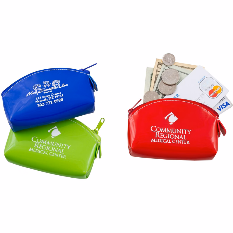 Patent Zip Purse