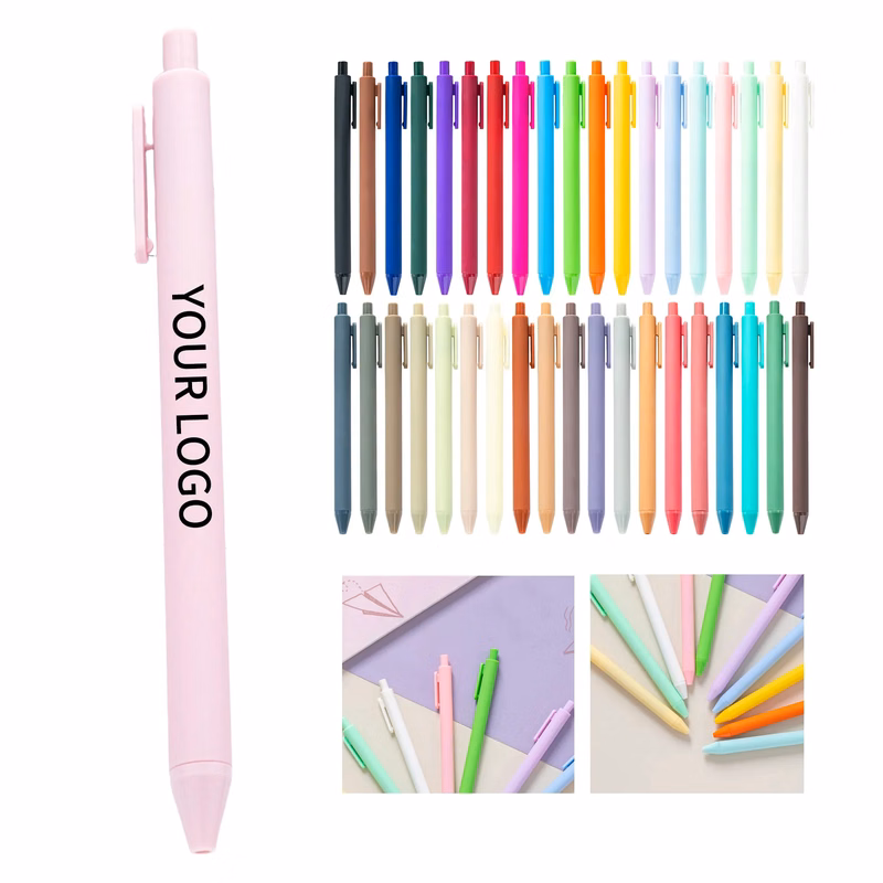 Rainbow Plastic Ballpoint Pen 5.6 Inch